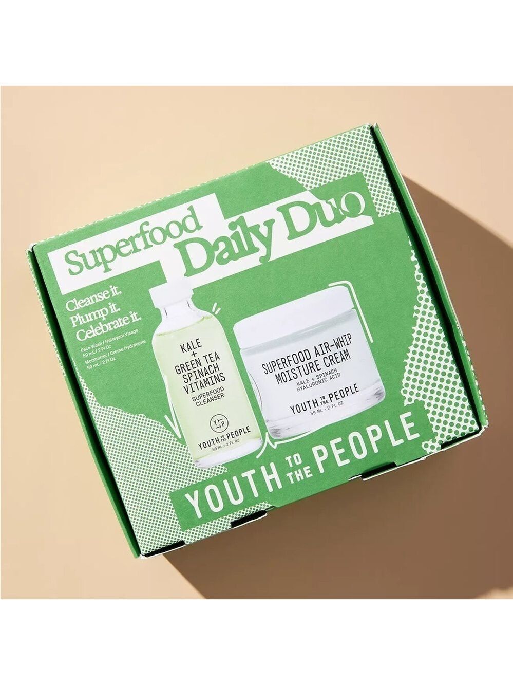Youth To The People Superfood Daily Duo with Cleanser &  Face Moisturizer